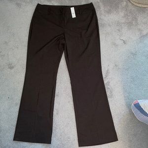 NWT New York & Company brown dress pants boot cut